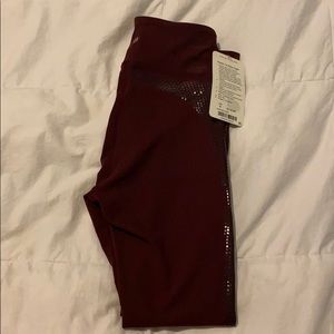 Lululemon Maroon Plank to Pike Tight Leggings (6)